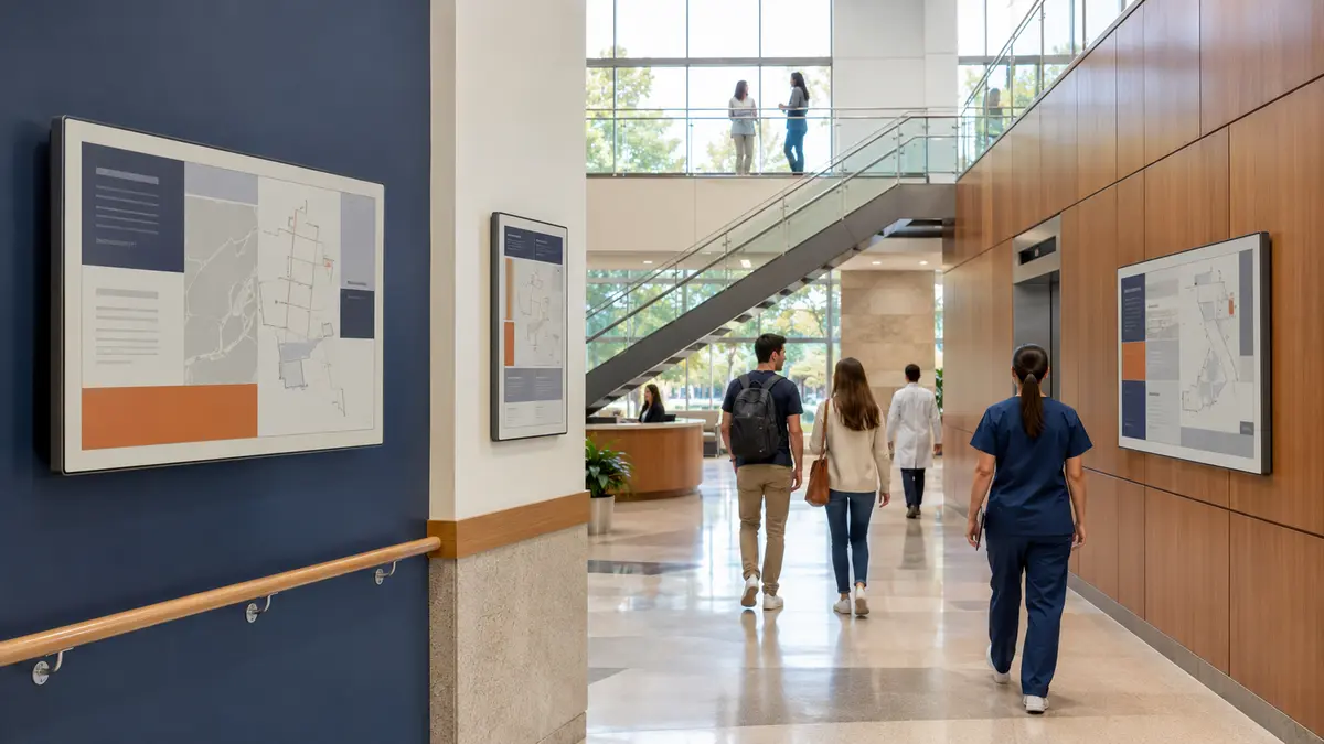 Paper-like information displays used across education and workplace environments